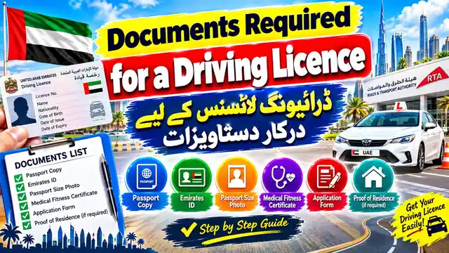 Documents Required for a Driving Licence