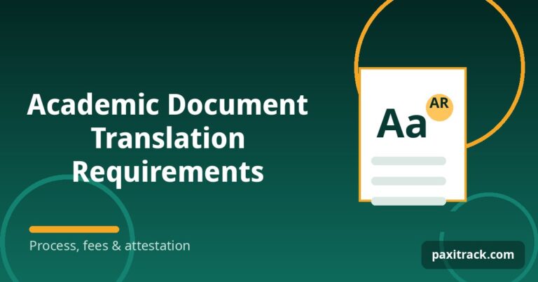 Academic Document Translation Requirements