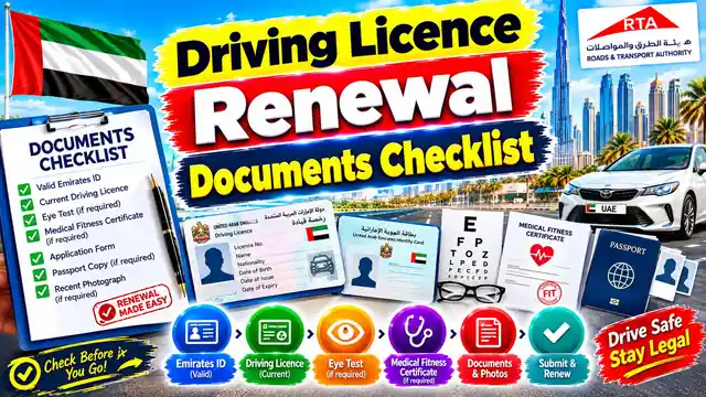 Driving Licence Renewal Documents Checklist