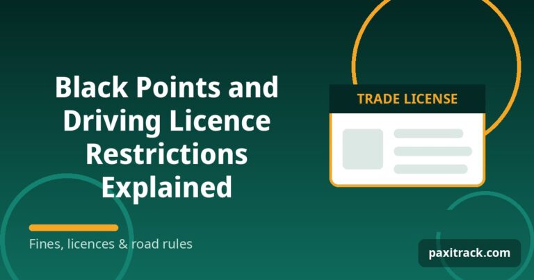 Black Points and Driving Licence Restrictions Explained