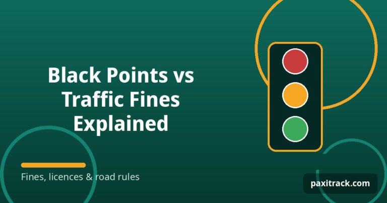 Black Points vs Traffic Fines Explained