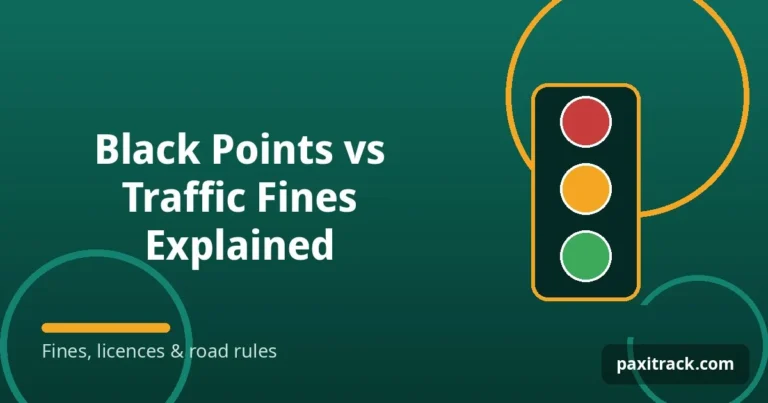Black Points vs Traffic Fines Explained