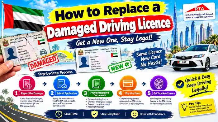 How to Replace a Damaged Driving Licence