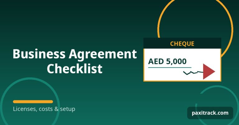 Business Agreement Checklist