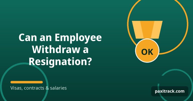 Can an Employee Withdraw a Resignation?
