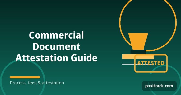 Commercial Document Attestation Guide