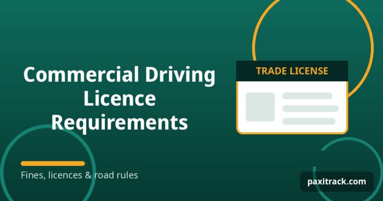Commercial Driving Licence Requirements