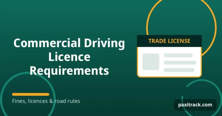Commercial Driving Licence Requirements