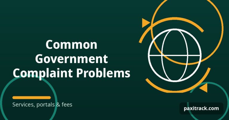 Common Government Complaint Problems
