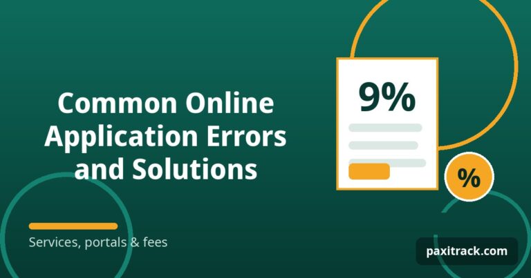 Common Online Application Errors and Solutions