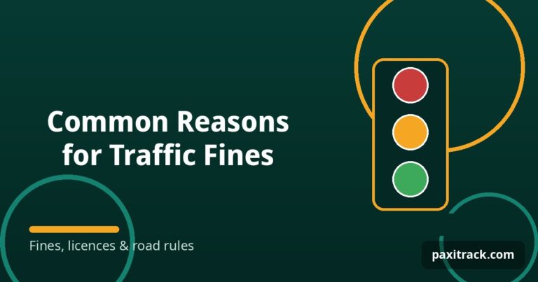 Common Reasons for Traffic Fines