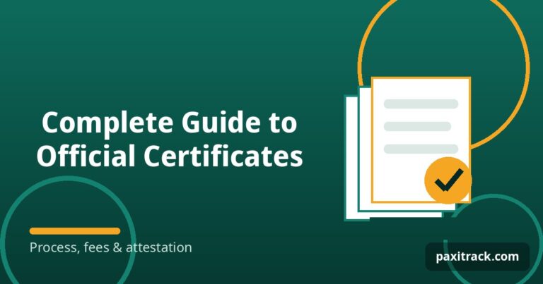 Complete Guide to Official Certificates