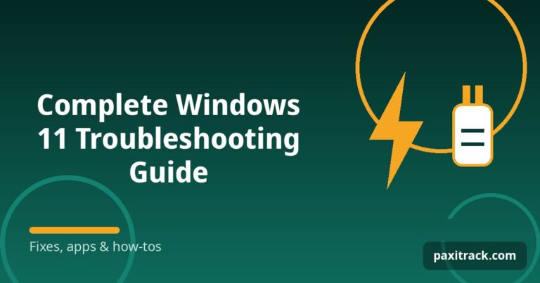 Complete Windows 11 Troubleshooting Guide