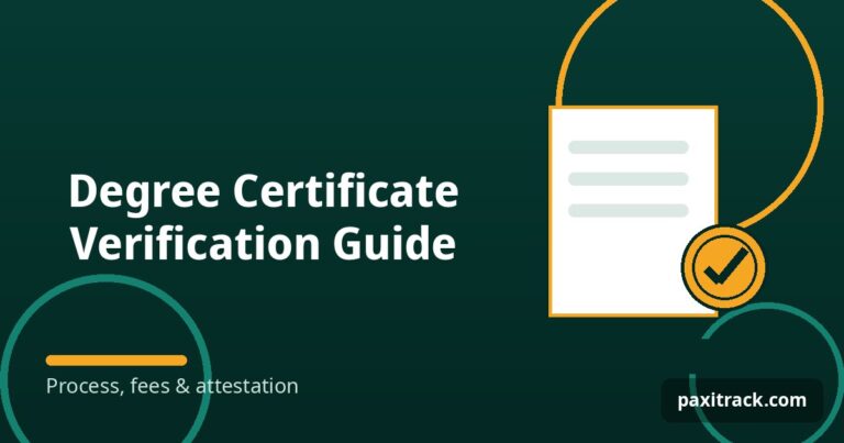Degree Certificate Verification Guide