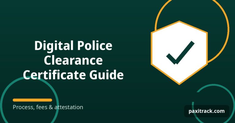 Digital Police Clearance Certificate Guide