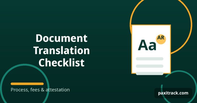 Document Translation Checklist