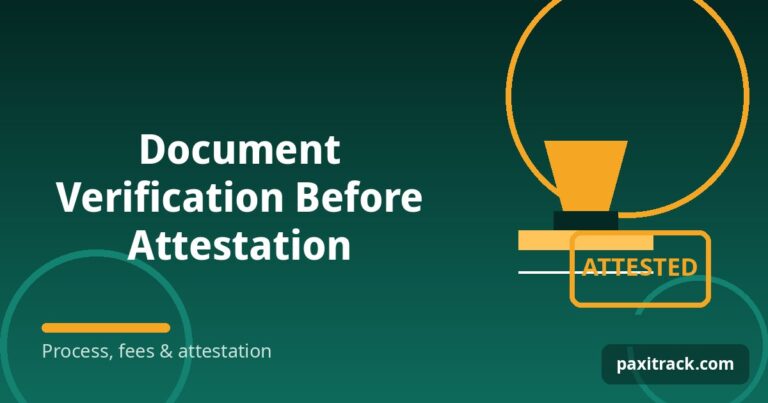 Document Verification Before Attestation