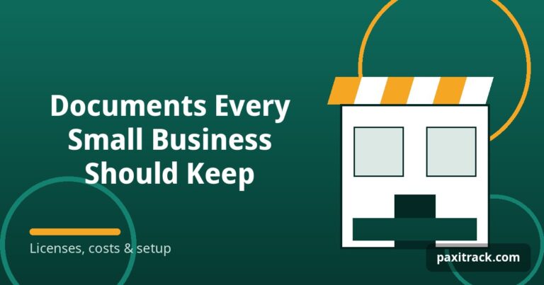 Documents Every Small Business Should Keep