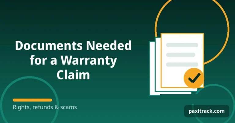 Documents Needed for a Warranty Claim