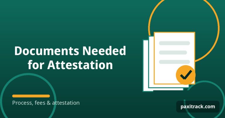 Documents Needed for Attestation