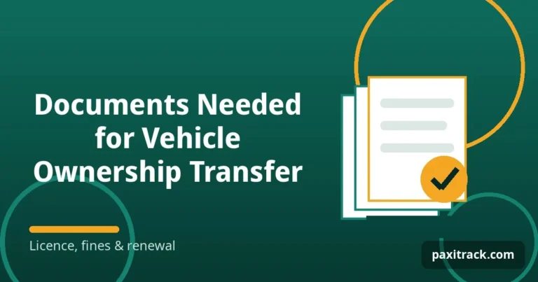 Documents Needed for Vehicle Ownership Transfer