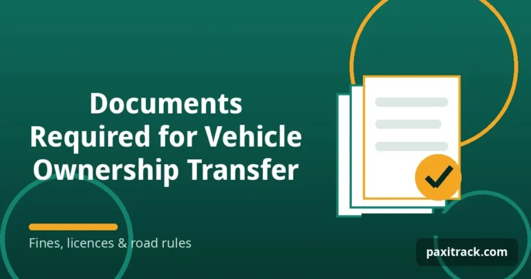 Documents Required for Vehicle Ownership Transfer