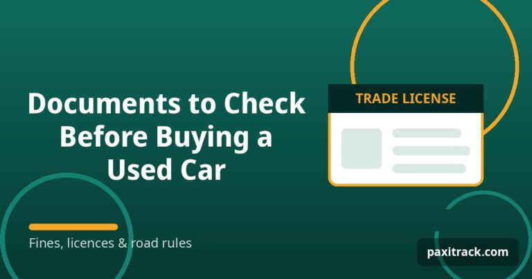 Documents to Check Before Buying a Used Car