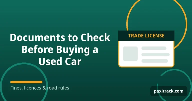 Documents to Check Before Buying a Used Car