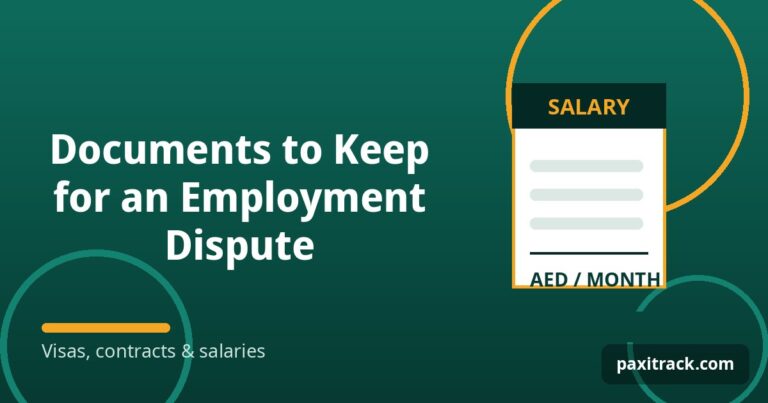Documents to Keep for an Employment Dispute