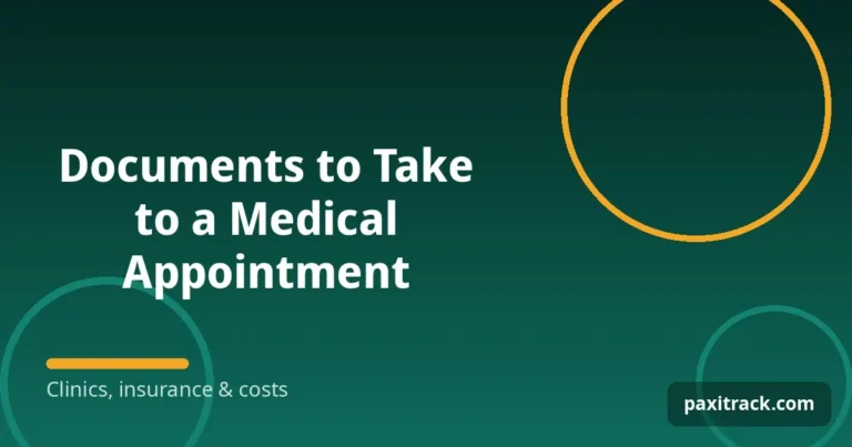 Documents to Take to a Medical Appointment