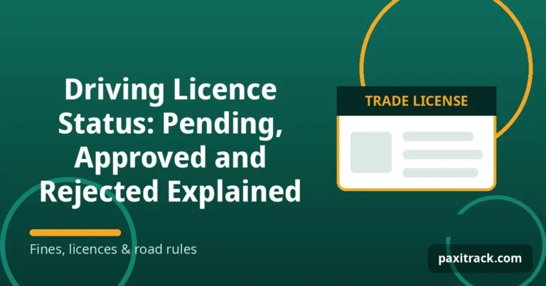 Driving Licence Status: Pending, Approved and Rejected Explained
