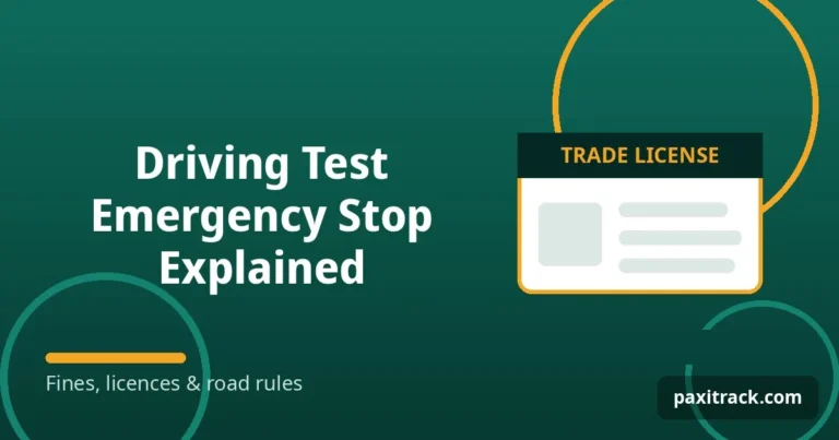 Driving Test Emergency Stop Explained