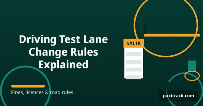 Driving Test Lane Change Rules Explained