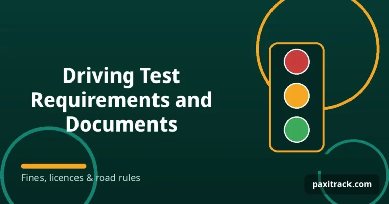 Driving Test Requirements and Documents