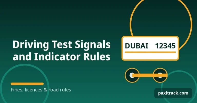 Driving Test Signals and Indicator Rules