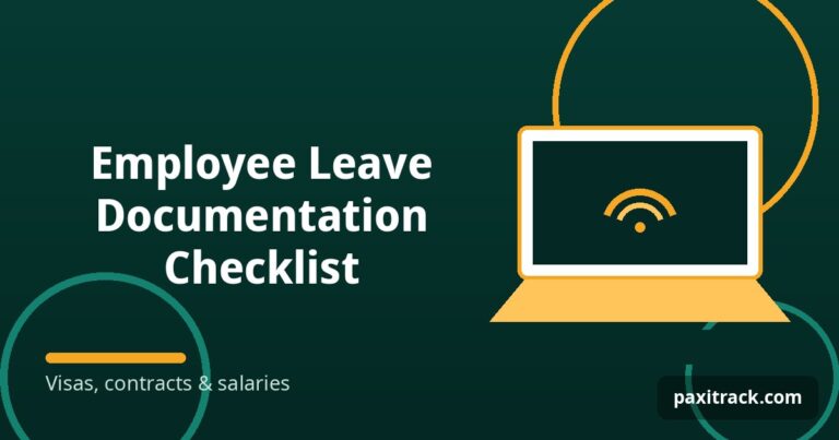 Employee Leave Documentation Checklist