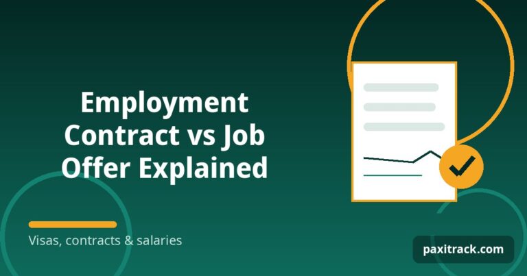 Employment Contract vs Job Offer Explained