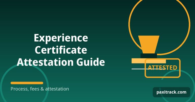 Experience Certificate Attestation Guide