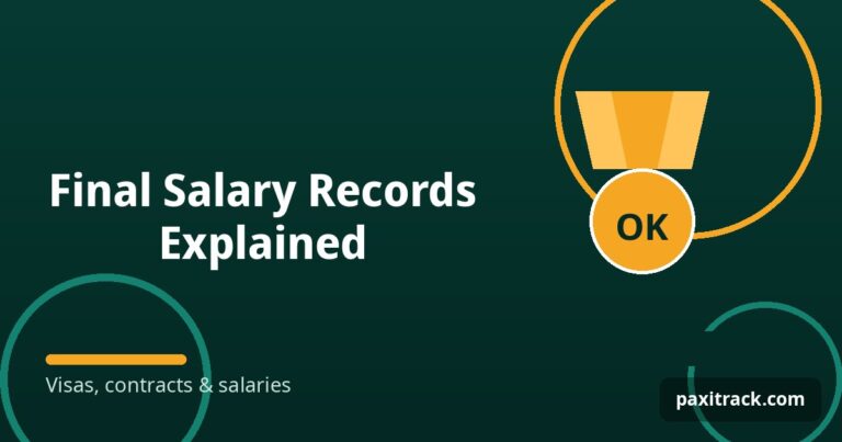 Final Salary Records Explained