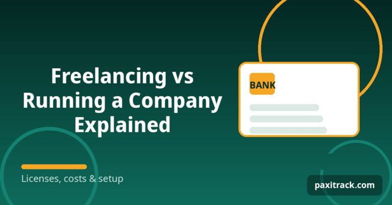 Freelancing vs Running a Company Explained