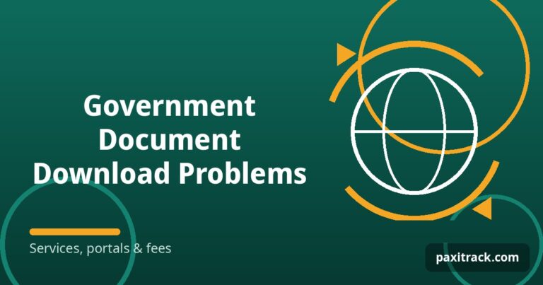 Government Document Download Problems