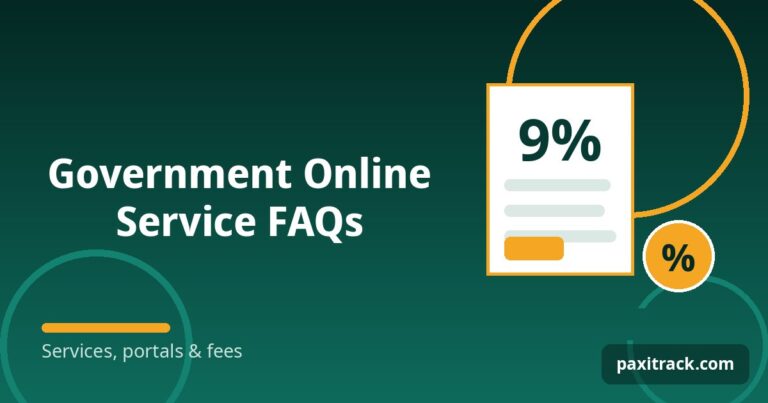 Government Online Service FAQs