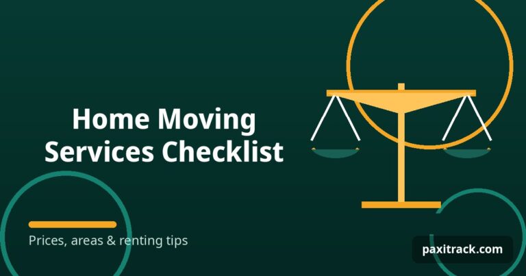 Home Moving Services Checklist