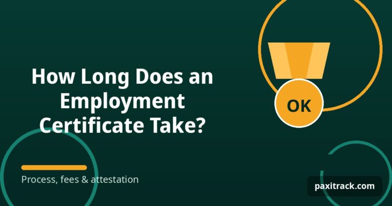 How Long Does an Employment Certificate Take?