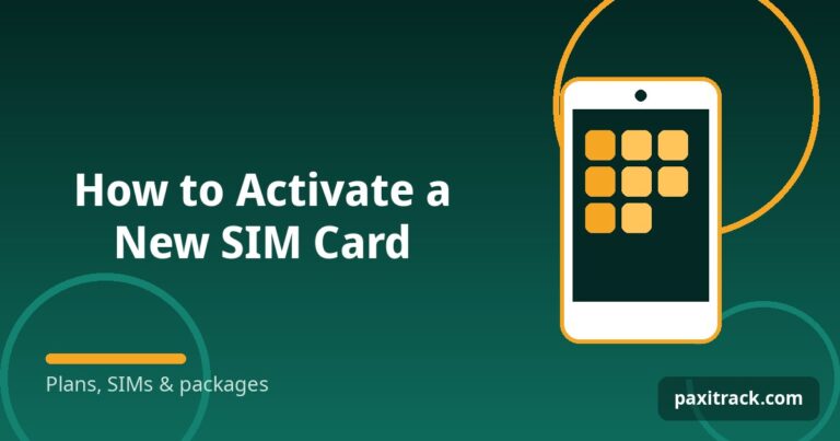 How to Activate a New SIM Card