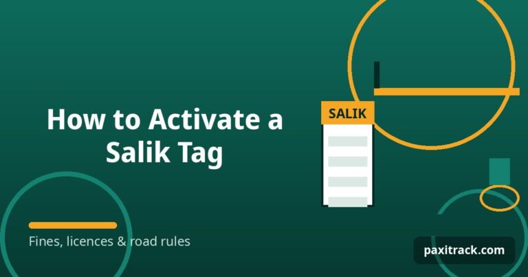 How to Activate a Salik Tag
