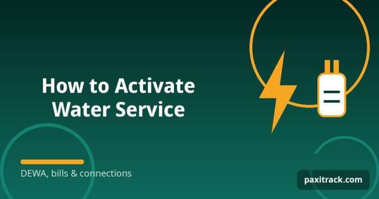 How to Activate Water Service