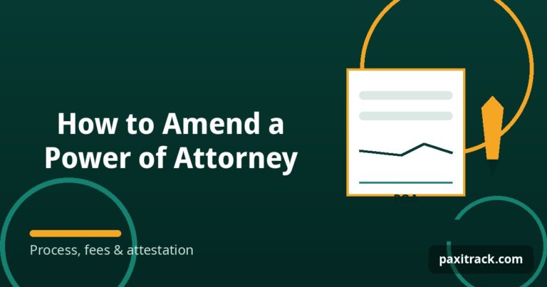How to Amend a Power of Attorney