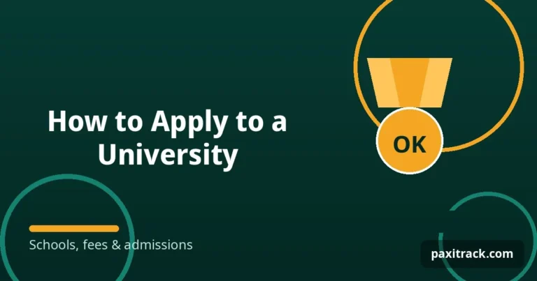 How to Apply to a University