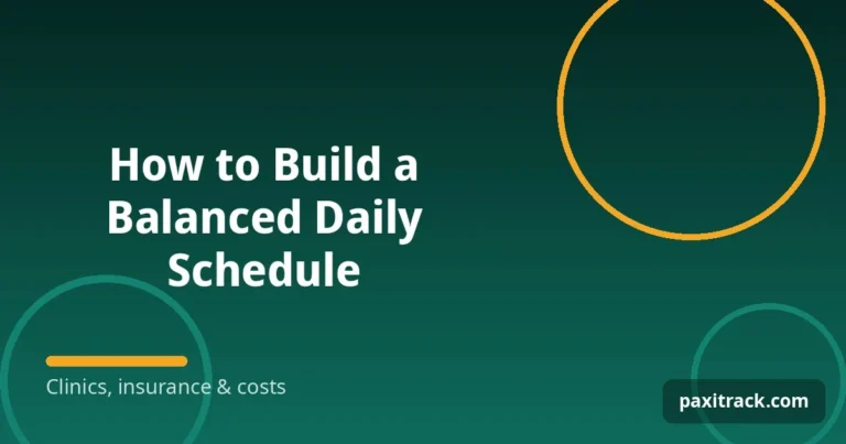 How to Build a Balanced Daily Schedule